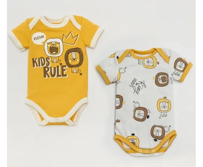 AmaroBaby Боди детское с коротким рукавом Lion 2 шт., Боди детское с коротким рукавом Lion 2 шт.
AmaroBaby Боди детское с коротким рукавом Lion 2 шт., Боди детское с коротким рукавом Lion 2 шт.