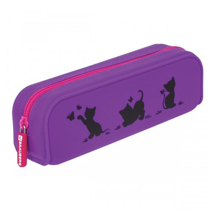 Brauberg Пенал-косметичка силиконовый Kittens, Пенал-косметичка силиконовый Kittens
Brauberg Пенал-косметичка силиконовый Kittens, Пенал-косметичка силиконовый Kittens