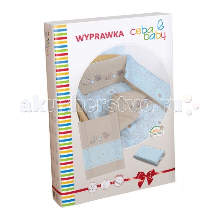 Комплект в кроватку Ceba Baby Layette Birdies (5 предметов), Layette Birdies (5 предметов)
Комплект в кроватку Ceba Baby Layette Birdies (5 предметов), Layette Birdies (5 предметов)