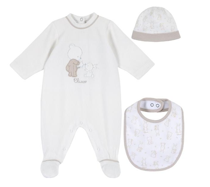 Chicco Набор ползунки, шапочка и нагрудник 09077979, Набор ползунки, шапочка и нагрудник 09077979
Chicco Набор ползунки, шапочка и нагрудник 09077979, Набор ползунки, шапочка и нагрудник 09077979