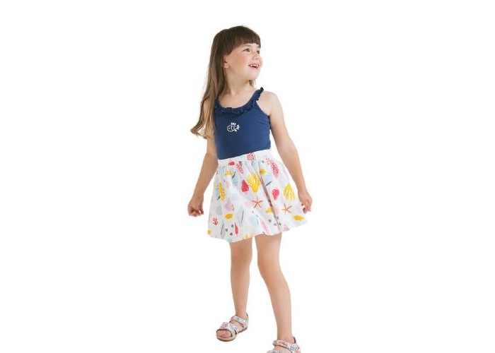 фото Crockid юбка для девочки морская шкатулка к243