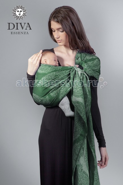 Слинг Diva Essenza с кольцами, хлопок-бамбук, Слинги - артикул:52231 Слинг Diva Essenza с кольцами, хлопок-бамбук, Слинги - артикул:52231