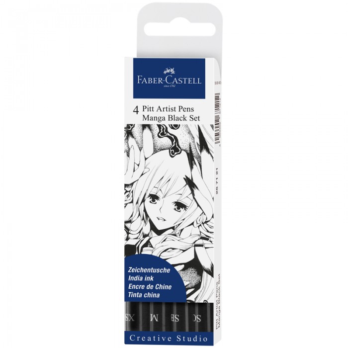 Faber-Castell Набор капиллярных ручек Pitt Artist Pens Manga 4 шт., Набор капиллярных ручек Pitt Artist Pens Manga 4 шт.
Faber-Castell Набор капиллярных ручек Pitt Artist Pens Manga 4 шт., Набор капиллярных ручек Pitt Artist Pens Manga 4 шт.