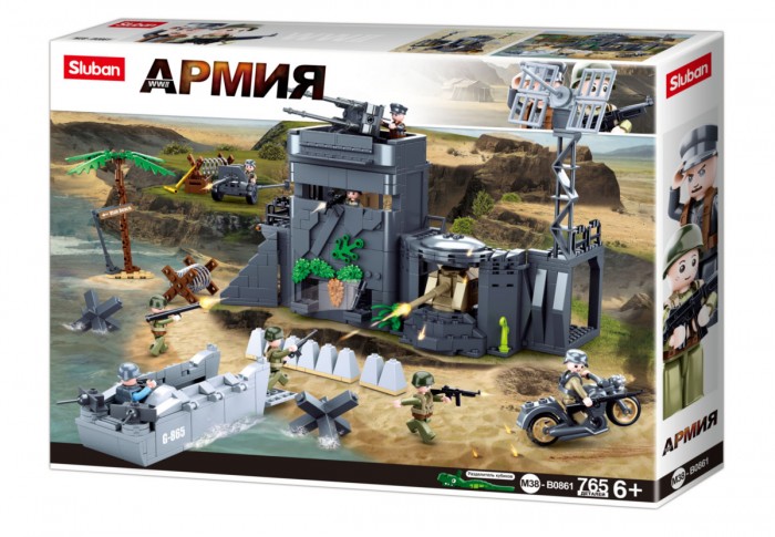 Конструктор Sluban Атлантическая стена (765 деталей), Атлантическая стена (765 деталей)
Конструктор Sluban Атлантическая стена (765 деталей), Атлантическая стена (765 деталей)