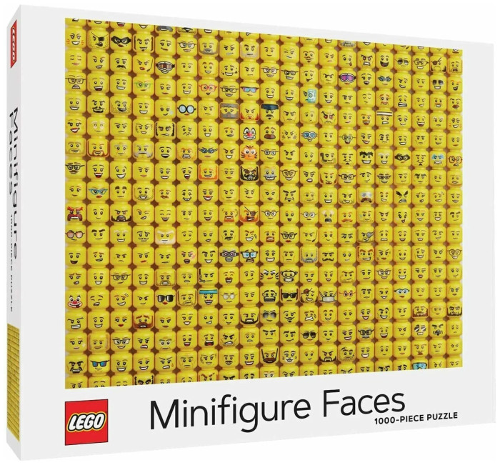 фото Lego пазл minifigure faces 1000 элементов