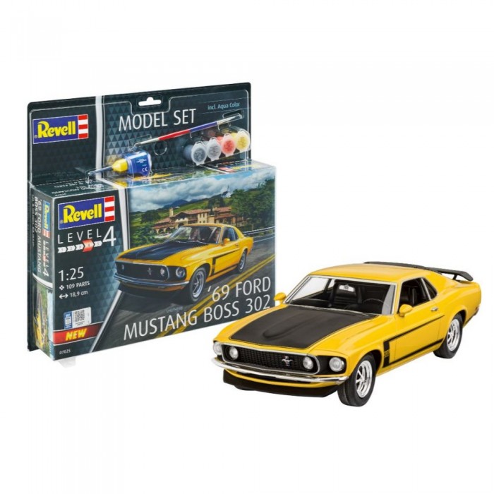 Revell Набор со сборной модель Спорткар 1969 Boss 302 Mustang, Набор со сборной модель Спорткар 1969 Boss 302 Mustang
Revell Набор со сборной модель Спорткар 1969 Boss 302 Mustang, Набор со сборной модель Спорткар 1969 Boss 302 Mustang