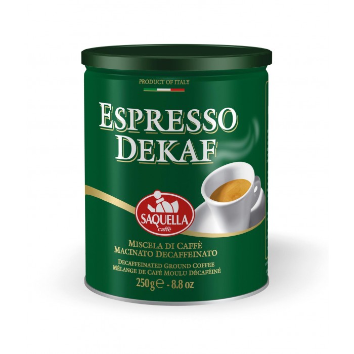 Saquella Кофе молотый без кофеина Espresso Dekaf 250 г, Кофе молотый без кофеина Espresso Dekaf 250 г
Saquella Кофе молотый без кофеина Espresso Dekaf 250 г, Кофе молотый без кофеина Espresso Dekaf 250 г