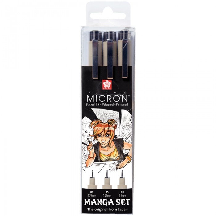 Sakura Набор капиллярных ручек Pigma Micron Manga 3 шт., Набор капиллярных ручек Pigma Micron Manga 3 шт.
Sakura Набор капиллярных ручек Pigma Micron Manga 3 шт., Набор капиллярных ручек Pigma Micron Manga 3 шт.