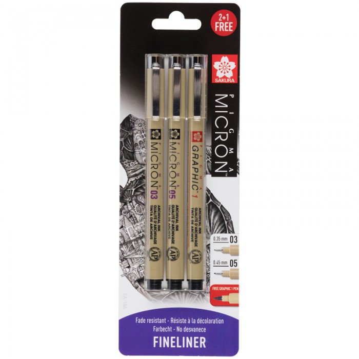 Sakura Набор капиллярных ручек Pigma Micron 3 шт. BLXSDK3CS, Набор капиллярных ручек Pigma Micron 3 шт. BLXSDK3CS
Sakura Набор капиллярных ручек Pigma Micron 3 шт. BLXSDK3CS, Набор капиллярных ручек Pigma Micron 3 шт. BLXSDK3CS