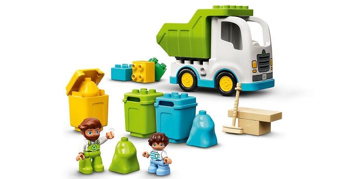 Конструктор Lego Duplo Мусоровоз и контейнеры для раздельного сбора мусора, Duplo Мусоровоз и контейнеры для раздельного сбора мусора
Конструктор Lego Duplo Мусоровоз и контейнеры для раздельного сбора мусора, Duplo Мусоровоз и контейнеры для раздельного сбора мусора