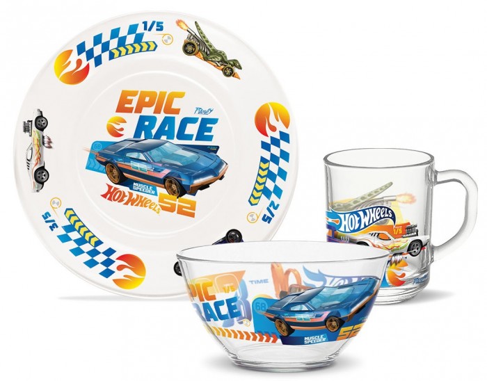 PrioritY Набор посуды Hot Wheels Epic Race (стекло), Набор посуды Hot Wheels Epic Race (стекло)
PrioritY Набор посуды Hot Wheels Epic Race (стекло), Набор посуды Hot Wheels Epic Race (стекло)
