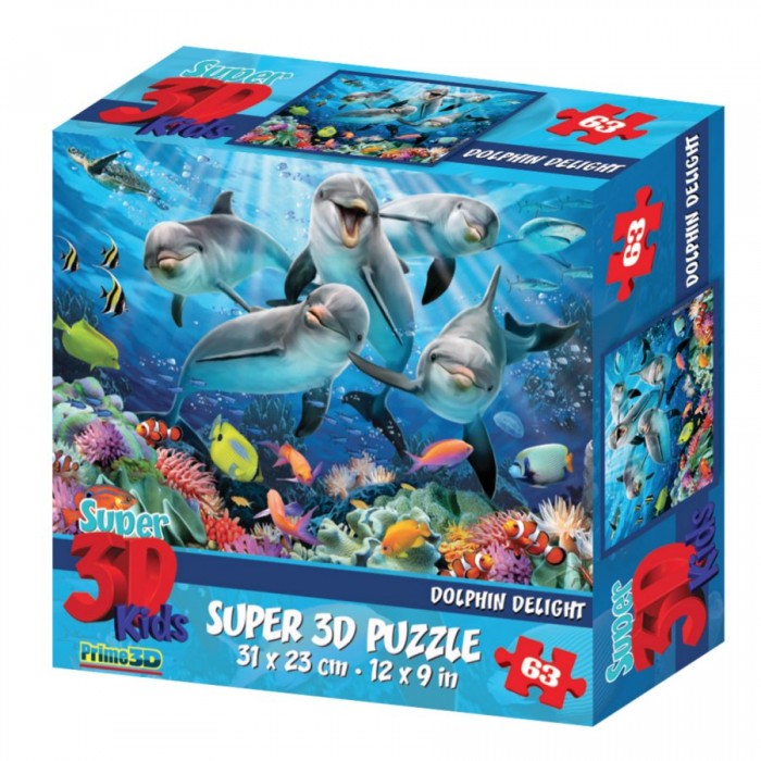 Prime 3D Puzzle Дельфиний восторг (63 элемента), Puzzle Дельфиний восторг (63 элемента)
Prime 3D Puzzle Дельфиний восторг (63 элемента), Puzzle Дельфиний восторг (63 элемента)
