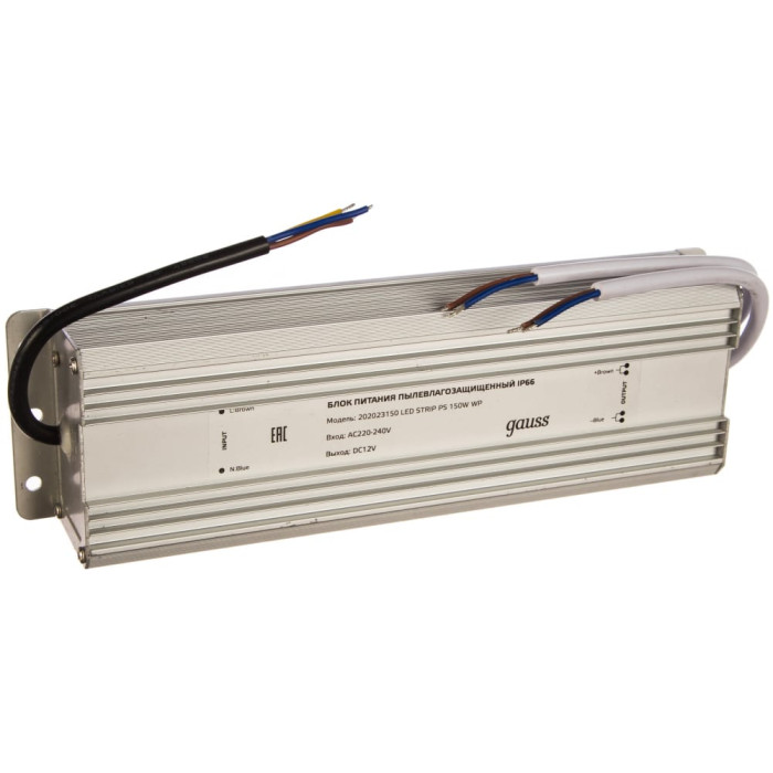 Светильник Gauss Блок питания для светодиодной ленты пылевлагозащищенный 150W 12V IP66, Блок питания для светодиодной ленты пылевлагозащищенный 150W 12V IP66
Светильник Gauss Блок питания для светодиодной ленты пылевлагозащищенный 150W 12V IP66, Блок питания для светодиодной ленты пылевлагозащищенный 150W 12V IP66