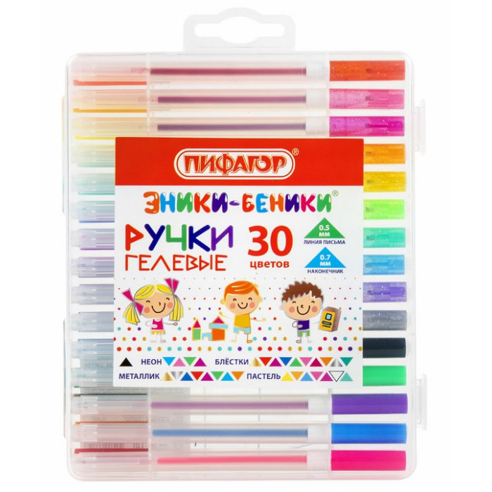 Пифагор Ручки гелевые Эники-Беники 30 цветов, Ручки гелевые Эники-Беники 30 цветов
Пифагор Ручки гелевые Эники-Беники 30 цветов, Ручки гелевые Эники-Беники 30 цветов