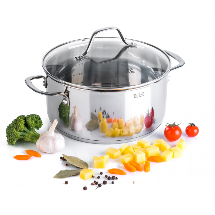 Taller Кастрюля с крышкой Элиас 5.0 л TR-11084, Кастрюля с крышкой Элиас 5.0 л TR-11084
Taller Кастрюля с крышкой Элиас 5.0 л TR-11084, Кастрюля с крышкой Элиас 5.0 л TR-11084