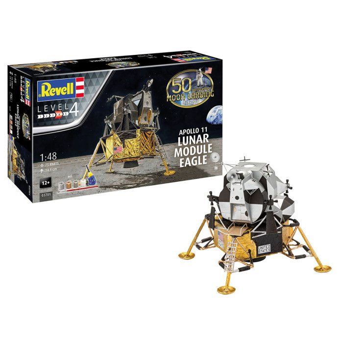 Revell Подарочный набор Аполлон-11 Лунный модуль Орел, Подарочный набор Аполлон-11 Лунный модуль Орел
Revell Подарочный набор Аполлон-11 Лунный модуль Орел, Подарочный набор Аполлон-11 Лунный модуль Орел