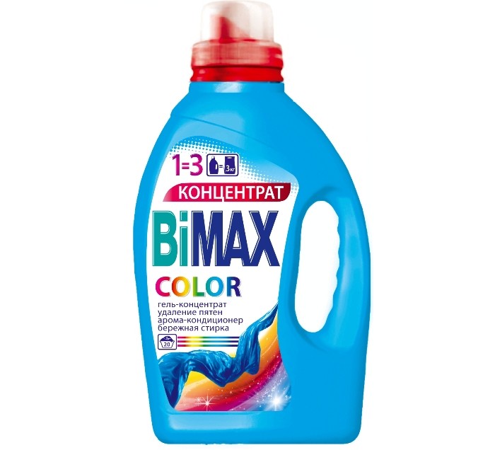BiMax Гель-концентрат для стирки Сolor 1.5 л, Гель-концентрат для стирки Сolor 1.5 л
BiMax Гель-концентрат для стирки Сolor 1.5 л, Гель-концентрат для стирки Сolor 1.5 л