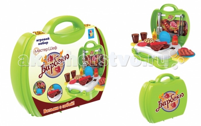 1 Toy Игровой набор в чемоданчике Мастер-Шеф Барбекю 23 предмета, Игровой набор в чемоданчике Мастер-Шеф Барбекю 23 предмета
1 Toy Игровой набор в чемоданчике Мастер-Шеф Барбекю 23 предмета, Игровой набор в чемоданчике Мастер-Шеф Барбекю 23 предмета