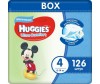  Huggies Подгузники Ultra Comfort Disney Box для мальчиков 4 (8-14 кг) 126 шт.