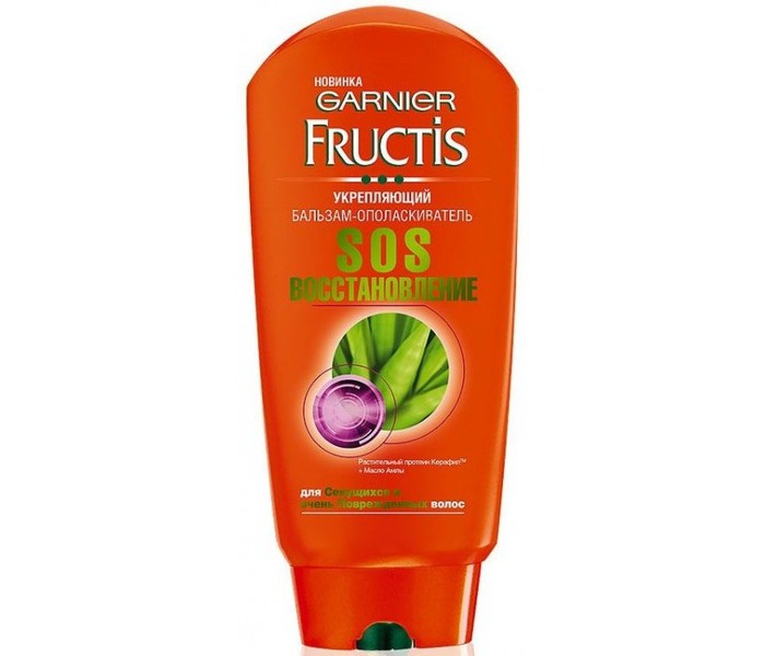 Косметика для мамы Garnier Fructis Бальзам-ополаскиватель SOS Восстановление 200 мл нивея лип бальзам для губ sos восстановление 6 0 85243