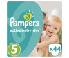  Pampers Подгузники Active Baby Dry Junior р.5 (11-18 кг) 44 шт.