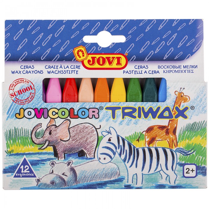 Jovi Карандаши восковые 12 цветов трёхгранные, Карандаши восковые 12 цветов трёхгранные
Jovi Карандаши восковые 12 цветов трёхгранные, Карандаши восковые 12 цветов трёхгранные
