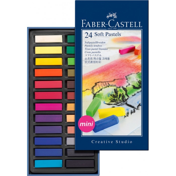 Faber-Castell Мягкие мелки мини Gofa в картонной коробке 24 шт., Мягкие мелки мини Gofa в картонной коробке 24 шт.
Faber-Castell Мягкие мелки мини Gofa в картонной коробке 24 шт., Мягкие мелки мини Gofa в картонной коробке 24 шт.