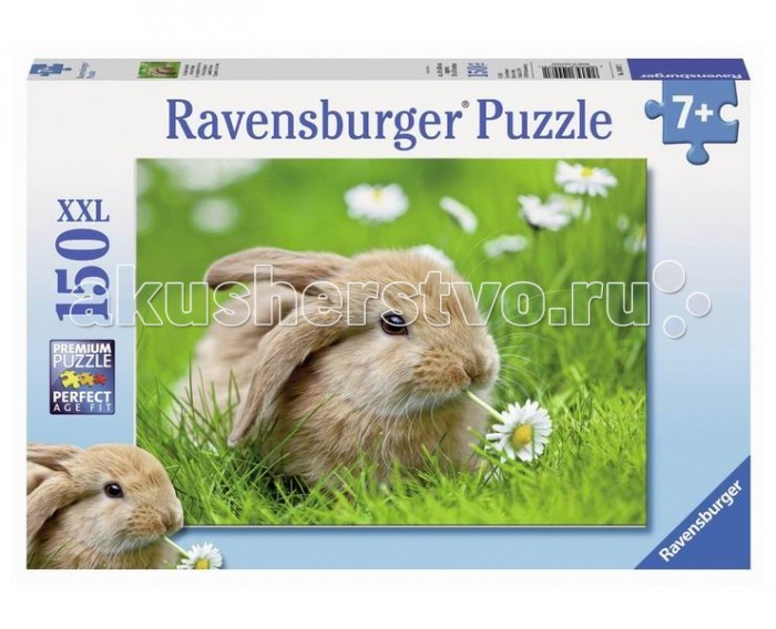 Ravensburger Пазл Кролик в ромашках 150 элементов, Пазл Кролик в ромашках 150 элементов
Ravensburger Пазл Кролик в ромашках 150 элементов, Пазл Кролик в ромашках 150 элементов