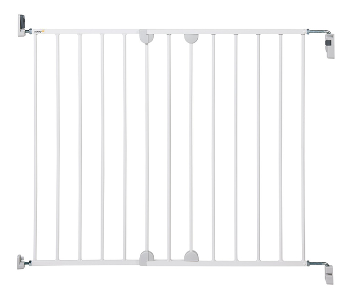 Safety 1st Ворота безопасности Wall Fix metal extending gate 62-102 см, Барьеры и ворота - артикул:43707 Safety 1st Ворота безопасности Wall Fix metal extending gate 62-102 см, Барьеры и ворота - артикул:43707