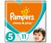 Pampers Подгузники Sleep & Play Стандарт р.5 (11-18 кг) 11 шт.