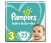  Pampers Подгузники Active Baby Стандарт р.3 (4-9 кг) 22 шт.