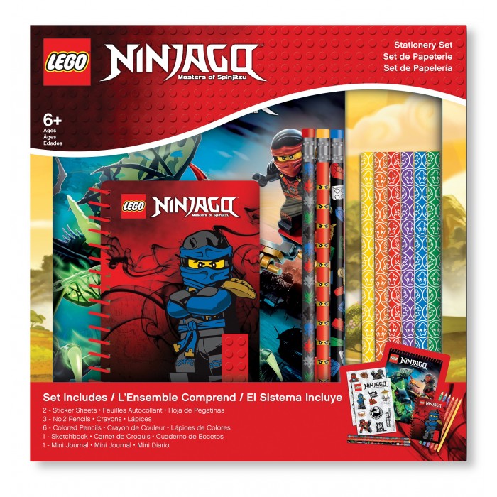 Lego Набор канцелярских принадлежностей Ninjago 13 шт., Набор канцелярских принадлежностей Ninjago 13 шт.
Lego Набор канцелярских принадлежностей Ninjago 13 шт., Набор канцелярских принадлежностей Ninjago 13 шт.