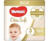  Huggies Подгузники Elite Soft 3 (5-9 кг) 160 шт.