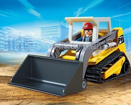 Конструкторы Playmobil Стройка: Мини-экскаватор конструкторы playmobil стройка строитель с отбойным молотком