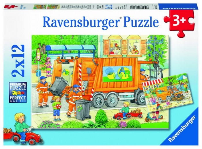 Ravensburger Пазл Вывоз мусора и уборка улиц 2х12 деталей, Пазл Вывоз мусора и уборка улиц 2х12 деталей
Ravensburger Пазл Вывоз мусора и уборка улиц 2х12 деталей, Пазл Вывоз мусора и уборка улиц 2х12 деталей