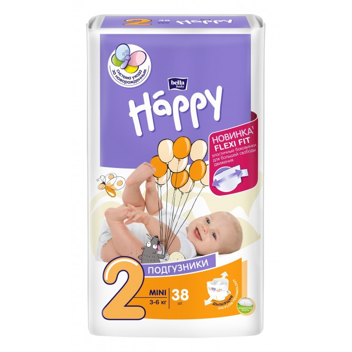 penny Odds Vacant Bella baby Happy Подгузники Happy Mini (3-6 кг) 38 шт. - Акушерство.Ru