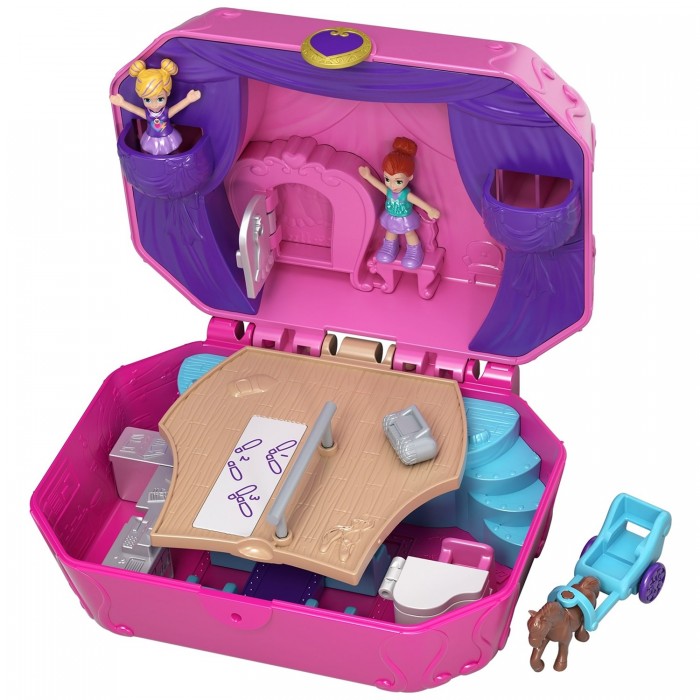Polly Pocket Компактный игровой набор Музыкальная шкатулка, Компактный игровой набор Музыкальная шкатулка
Polly Pocket Компактный игровой набор Музыкальная шкатулка, Компактный игровой набор Музыкальная шкатулка