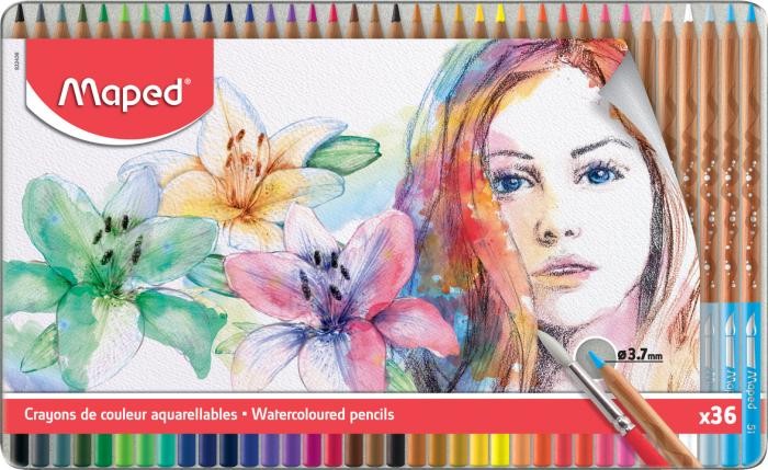 Maped Акварельные карандаши с кисточкой Artist 36 цветов, Акварельные карандаши с кисточкой Artist 36 цветов
Maped Акварельные карандаши с кисточкой Artist 36 цветов, Акварельные карандаши с кисточкой Artist 36 цветов