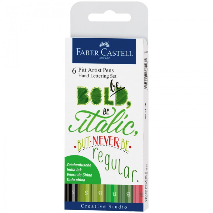 Faber-Castell Набор капиллярных ручек Pitt Artist Pen Lettering ассорти 267117 6 шт., Набор капиллярных ручек Pitt Artist Pen Lettering ассорти 267117 6 шт.
Faber-Castell Набор капиллярных ручек Pitt Artist Pen Lettering ассорти 267117 6 шт., Набор капиллярных ручек Pitt Artist Pen Lettering ассорти 267117 6 шт.