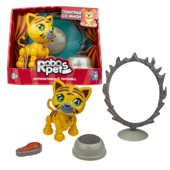 Интерактивная игрушка 1 Toy Robo Pets Артист цирка Тигр, Robo Pets Артист цирка Тигр
Интерактивная игрушка 1 Toy Robo Pets Артист цирка Тигр, Robo Pets Артист цирка Тигр