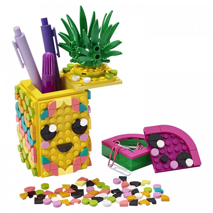 Конструктор Lego DOTs Подставка для карандашей Ананас, DOTs Подставка для карандашей Ананас
Конструктор Lego DOTs Подставка для карандашей Ананас, DOTs Подставка для карандашей Ананас