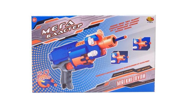 ABtoys Мегабластер, стреляющий мягкими снарядами 20 шт., Мегабластер, стреляющий мягкими снарядами 20 шт.
ABtoys Мегабластер, стреляющий мягкими снарядами 20 шт., Мегабластер, стреляющий мягкими снарядами 20 шт.
