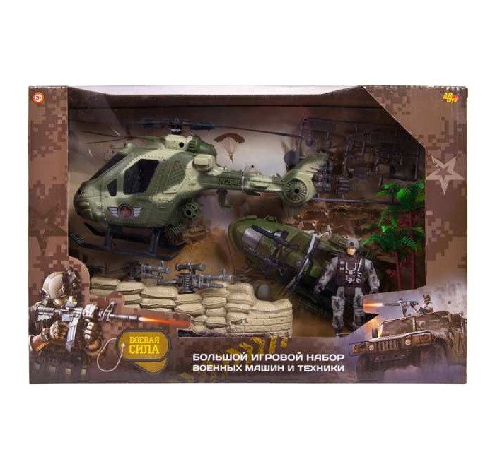 ABtoys Боевая сила Набор военной техники с фигуркой и аксессуарами, Боевая сила Набор военной техники с фигуркой и аксессуарами
ABtoys Боевая сила Набор военной техники с фигуркой и аксессуарами, Боевая сила Набор военной техники с фигуркой и аксессуарами