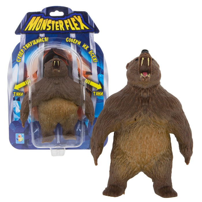 1 Toy Monster Flex Гризли тянущаяся фигурка 15 см, Monster Flex Гризли тянущаяся фигурка 15 см
1 Toy Monster Flex Гризли тянущаяся фигурка 15 см, Monster Flex Гризли тянущаяся фигурка 15 см