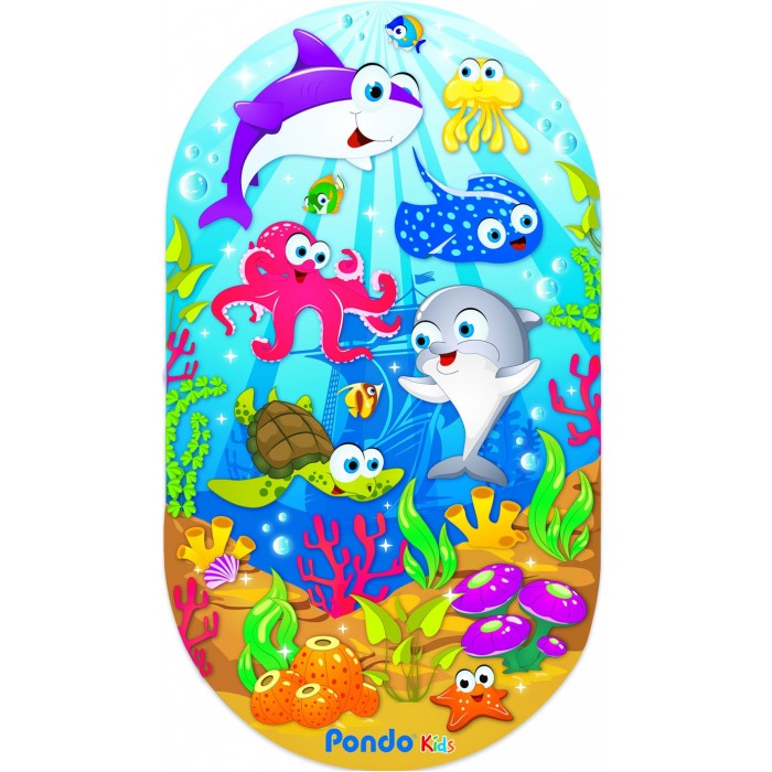 Коврик Pondo Kids для ванны Морские Обитатели 69х39 см, Kids для ванны Морские Обитатели 69х39 см
Коврик Pondo Kids для ванны Морские Обитатели 69х39 см, Kids для ванны Морские Обитатели 69х39 см