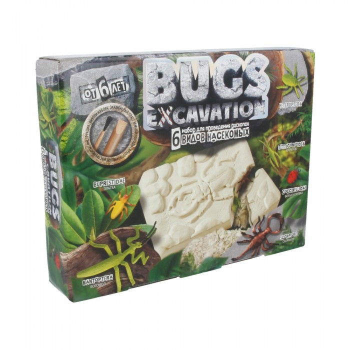 Danko Toys Набор для проведения раскопок Bugs Excavation Насекомые (богомол, скорпион и жуки), Набор для проведения раскопок Bugs Excavation Насекомые (богомол, скорпион и жуки)
Danko Toys Набор для проведения раскопок Bugs Excavation Насекомые (богомол, скорпион и жуки), Набор для проведения раскопок Bugs Excavation Насекомые (богомол, скорпион и жуки)