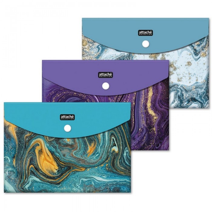 Attache Selection Папка конверт на кнопке Fluid А5 6 шт., Selection Папка конверт на кнопке Fluid А5 6 шт.
Attache Selection Папка конверт на кнопке Fluid А5 6 шт., Selection Папка конверт на кнопке Fluid А5 6 шт.