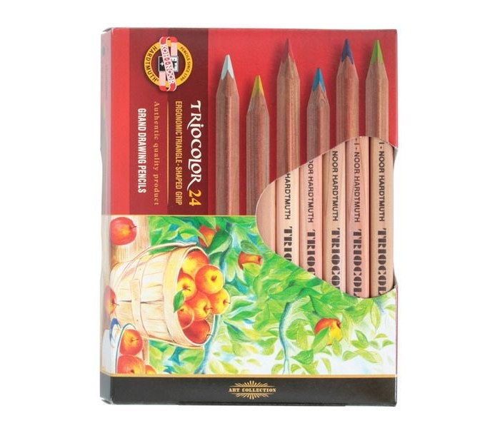 Koh-i-Noor Набор цветных художественных карандашей Triocolor 24 цвета, Набор цветных художественных карандашей Triocolor 24 цвета
Koh-i-Noor Набор цветных художественных карандашей Triocolor 24 цвета, Набор цветных художественных карандашей Triocolor 24 цвета