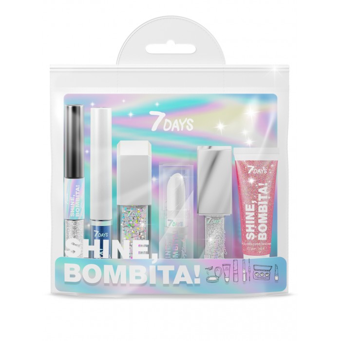 7Days Подарочный набор для макияжа, косметичка shine bombita №1 icon 6 средств, Подарочный набор для макияжа, косметичка shine bombita №1 icon 6 средств
7Days Подарочный набор для макияжа, косметичка shine bombita №1 icon 6 средств, Подарочный набор для макияжа, косметичка shine bombita №1 icon 6 средств