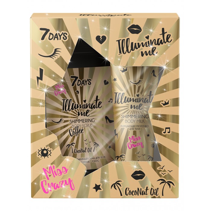 7Days Подарочный набор miss crazy №1 illuminate me, Подарочный набор miss crazy №1 illuminate me
7Days Подарочный набор miss crazy №1 illuminate me, Подарочный набор miss crazy №1 illuminate me